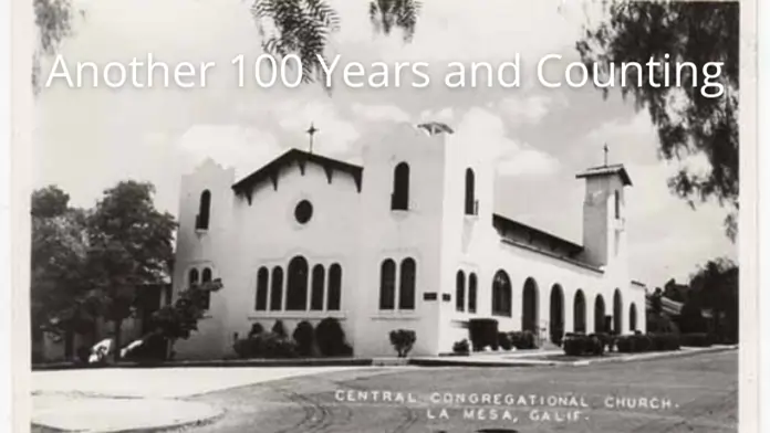 Black and white image of Central Congregational Church